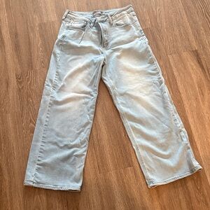 Women's light blue wide leg Jeans